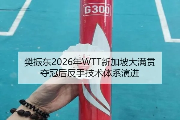 樊振东2026年WTT新加坡大满贯夺冠后反手技术体系演进